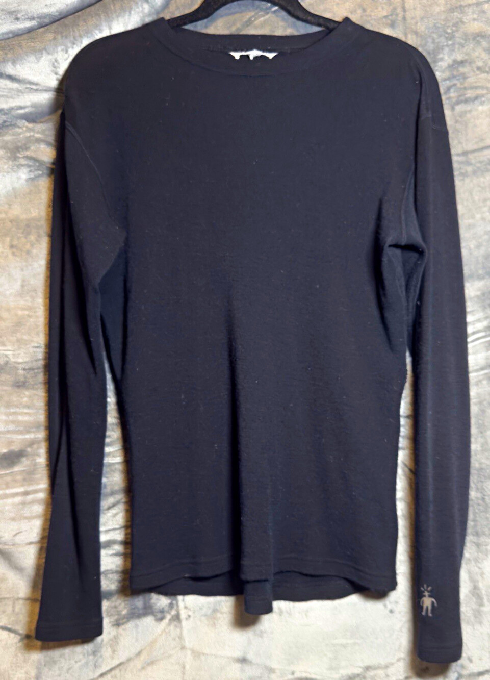 Smartwool Women's 100% Merino Wool Base Layer Top Crew Neck Black M
